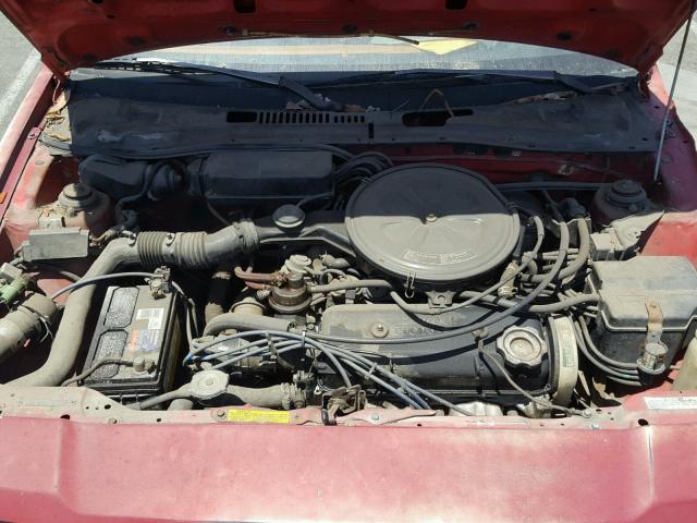 JHMAF5324FS013245 - 1985 HONDA CIVIC 1500 RED photo 7