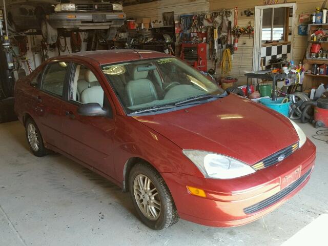 1FAFP3836YW106859 - 2000 FORD FOCUS ZTS RED photo 1