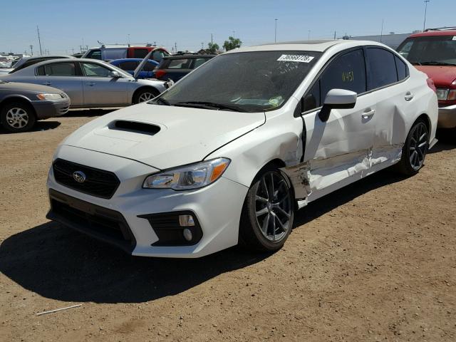 JF1VA1C62J9813139 - 2018 SUBARU WRX PREMIU WHITE photo 2