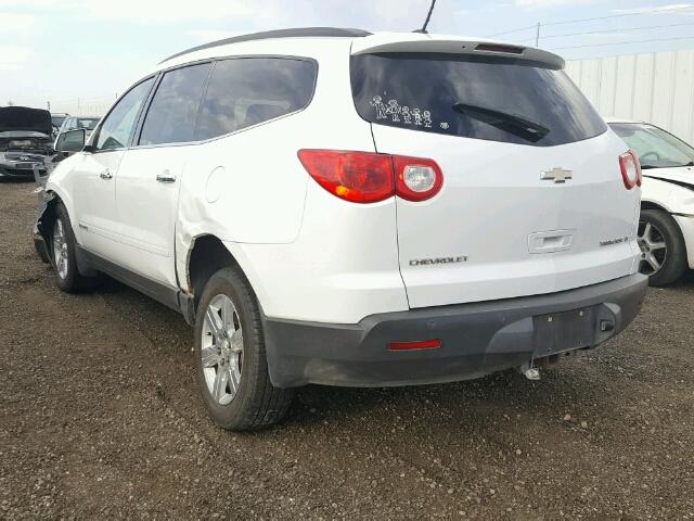 1GNEV23D49S129384 - 2009 CHEVROLET TRAVERSE L WHITE photo 3