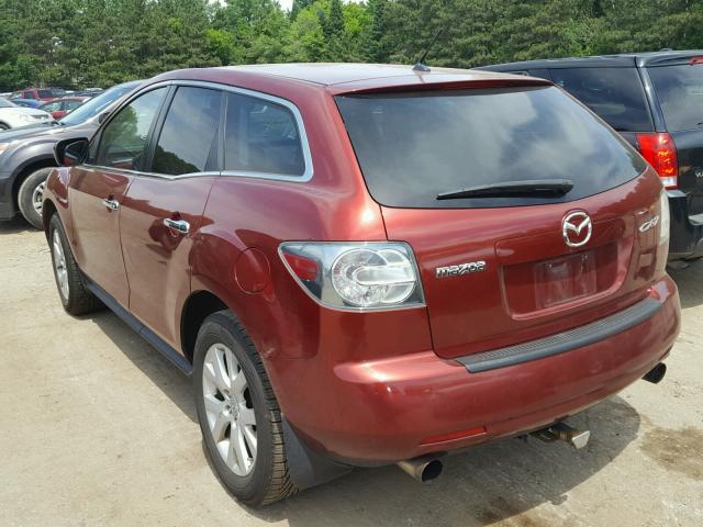 JM3ER293580181846 - 2008 MAZDA CX-7 BURGUNDY photo 3