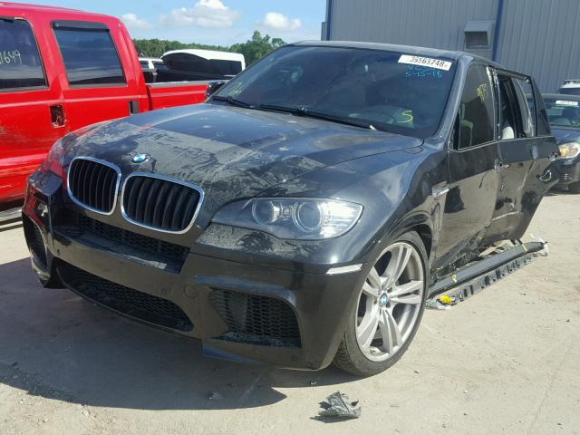 5YMGY0C50ALK25301 - 2010 BMW X5 M BLACK photo 2