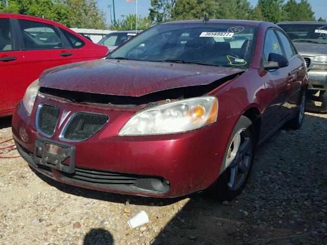 1G2ZH57N994192477 - 2009 PONTIAC G6 GT BURGUNDY photo 2