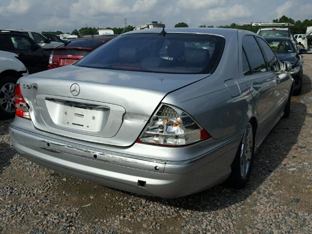 WDBNG75J21A150987 - 2001 MERCEDES-BENZ S 500 SILVER photo 4