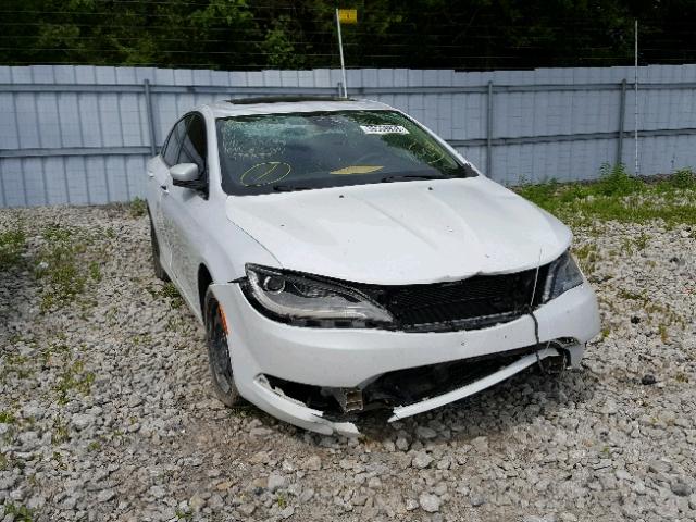 1C3CCCCG6FN713693 - 2015 CHRYSLER 200 C WHITE photo 1