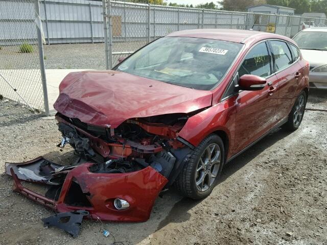 1FADP3K24EL463591 - 2014 FORD FOCUS SE RED photo 2