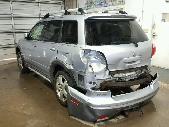 JA4LX41F55U000296 - 2005 MITSUBISHI OUTLANDER BLUE photo 3