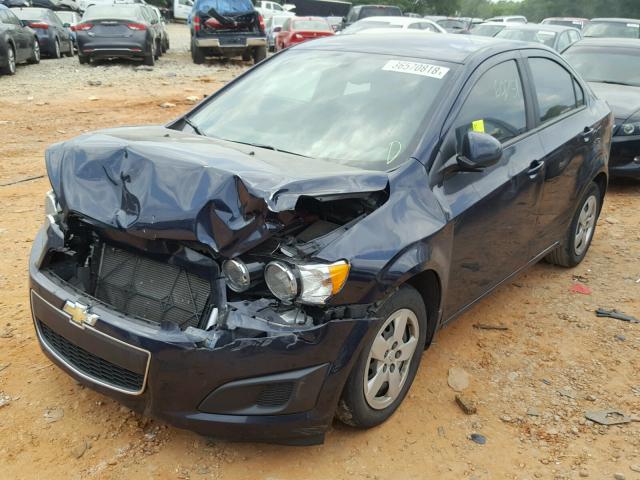 1G1JA5SH7G4123565 - 2016 CHEVROLET SONIC LS 蓝色 照片 2