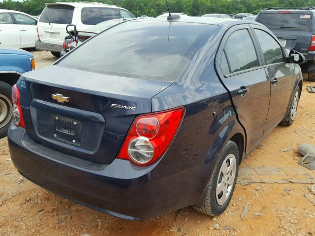1G1JA5SH7G4123565 - 2016 CHEVROLET SONIC LS 蓝色 照片 4