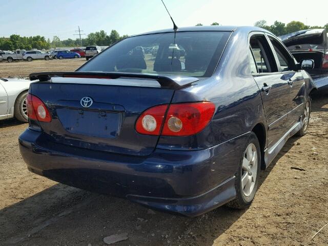 2T1BR32E37C732244 - 2007 TOYOTA COROLLA CE BLUE photo 4