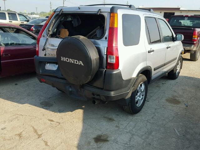 JHLRD78863C018765 - 2003 HONDA CR-V GRAY photo 4