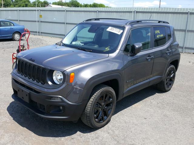 ZACCJBBT5GPD01705 - 2016 JEEP RENEGADE L CHARCOAL photo 2