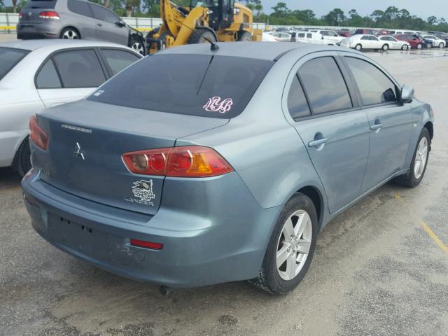 JA3AU26U99U018841 - 2009 MITSUBISHI LANCER ES/ BLUE photo 4