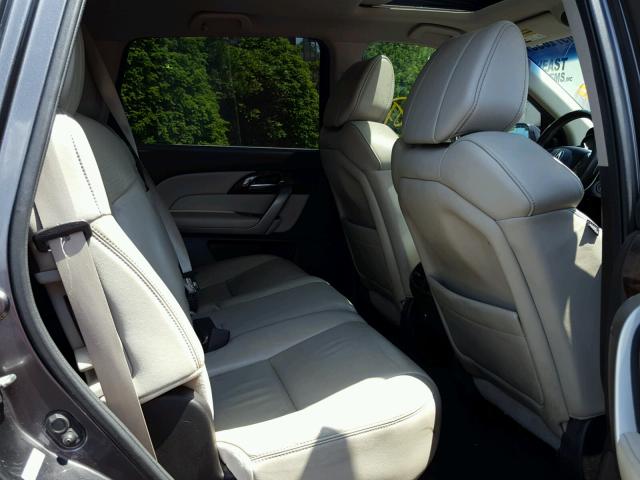 2HNYD2H53BH532371 - 2011 ACURA MDX ADVANC CHARCOAL photo 6