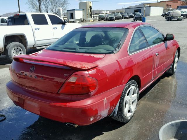 19UYA42661A004740 - 2001 ACURA 3.2CL TYPE RED photo 4