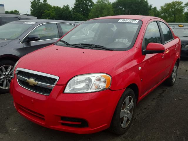 KL1TD56658B017247 - 2008 CHEVROLET AVEO BASE Qırmızı foto 2
