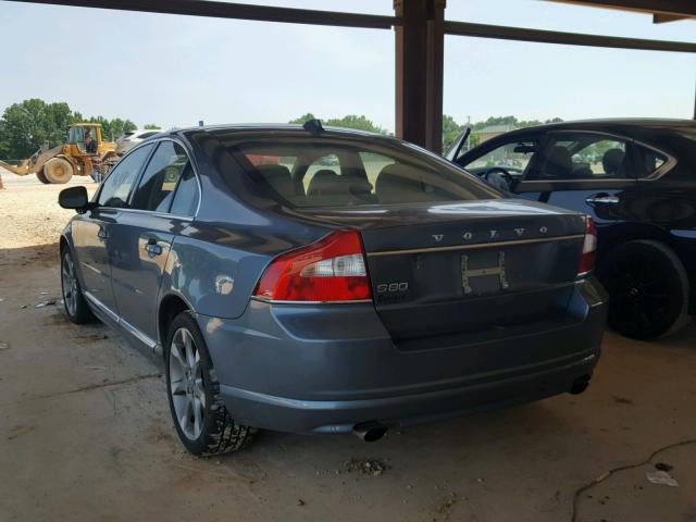 YV1952AS3C1158863 - 2012 VOLVO S80 3.2 BLUE photo 3
