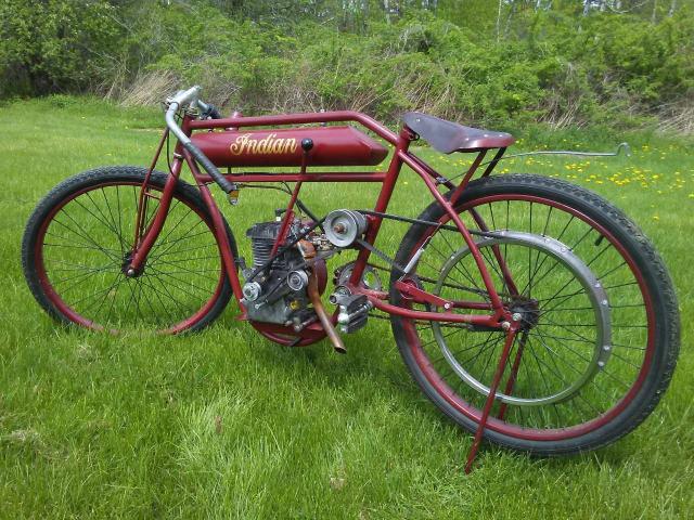 BRDTRKREP - 1920 INDIAN MOTORCYCLE CO. MOTORCYCLE RED photo 3