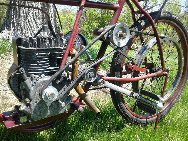 BRDTRKREP - 1920 INDIAN MOTORCYCLE CO. MOTORCYCLE RED photo 6
