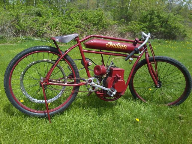 BRDTRKREP - 1920 INDIAN MOTORCYCLE CO. MOTORCYCLE RED photo 7