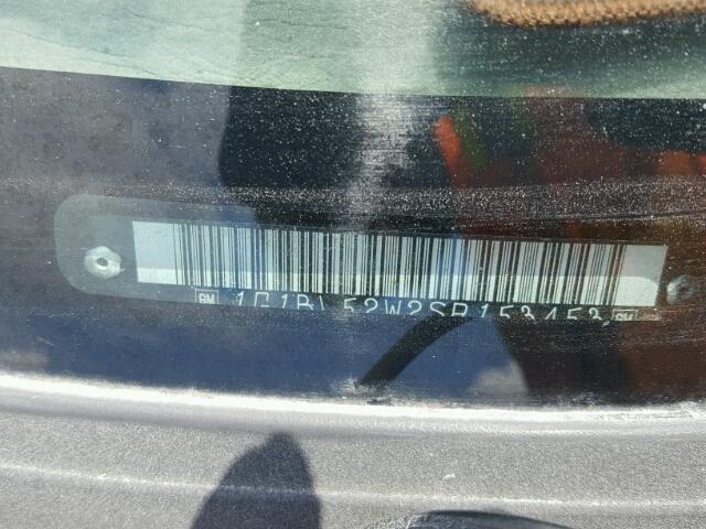 1G1BL52W2SR153453 - 1995 CHEVROLET CAPRICE CL 石墨色 照片 10