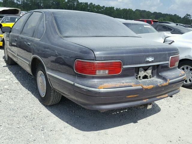 1G1BL52W2SR153453 - 1995 CHEVROLET CAPRICE CL CHARCOAL photo 3