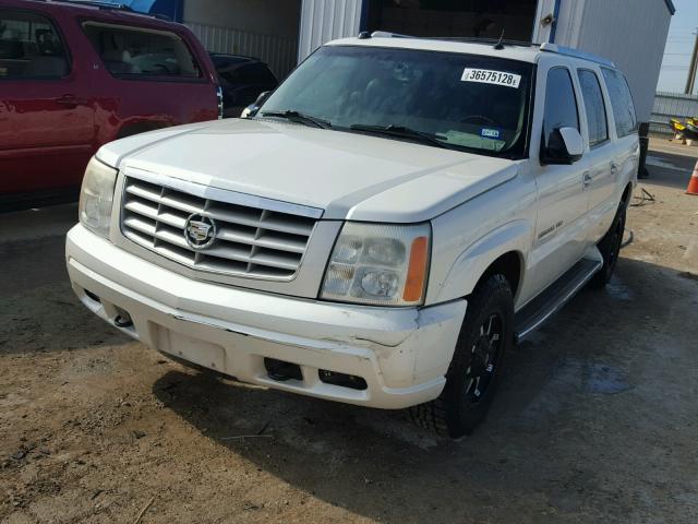 3GYFK66N85G220154 - 2005 CADILLAC ESCALADE E WHITE photo 2