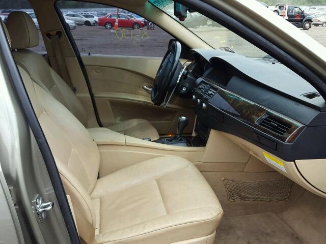 WBANA53505B857841 - 2005 BMW 525 I BEIGE photo 5