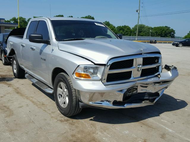 1D3HB18P89S796106 - 2009 DODGE RAM 1500 SILVER photo 1