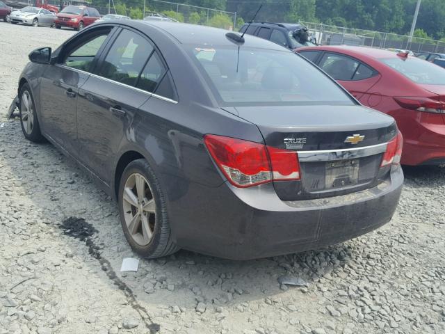 1G1PE5SB7F7153575 - 2015 CHEVROLET CRUZE LT GRAY photo 3