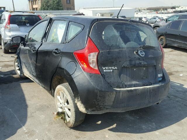 3N1CE2CP5FL396377 - 2015 NISSAN VERSA NOTE BLACK photo 3