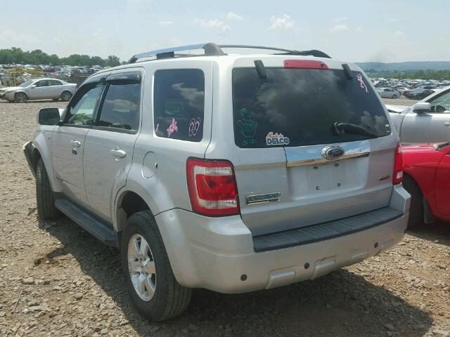 1FMCU94188KA76313 - 2008 FORD ESCAPE LIM SILVER photo 3