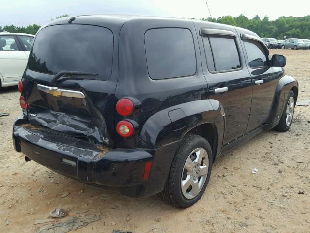 3GNDA13D57S616791 - 2007 CHEVROLET HHR LS შავი ფოტო 4