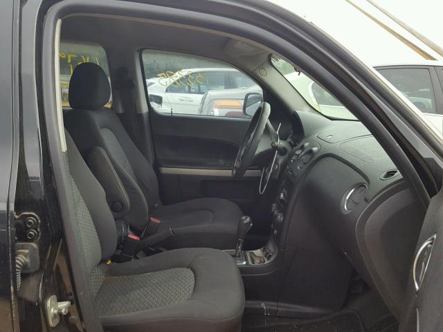 3GNDA13D57S616791 - 2007 CHEVROLET HHR LS შავი ფოტო 5