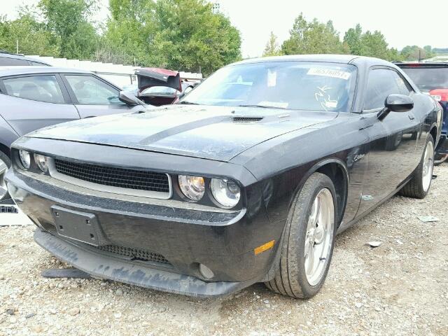 2B3CJ5DT0BH542680 - 2011 DODGE CHALLENGER BLACK photo 2