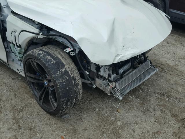 WBS3R9C55GK337723 - 2016 BMW M4 WHITE photo 9