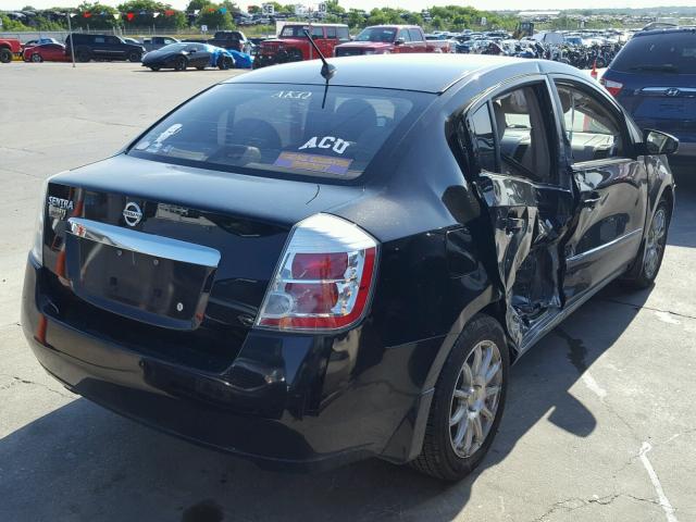 3N1AB6AP7AL616671 - 2010 NISSAN SENTRA 2.0 BLACK photo 4