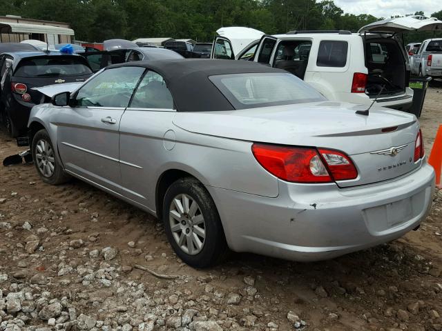 1C3LC45K78N171210 - 2008 CHRYSLER SEBRING SILVER photo 3