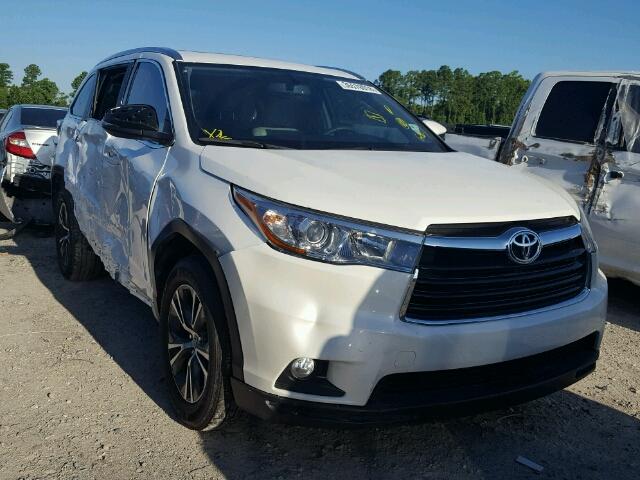 5TDKKRFH3GS174060 - 2016 TOYOTA HIGHLANDER თეთრი ფოტო 1