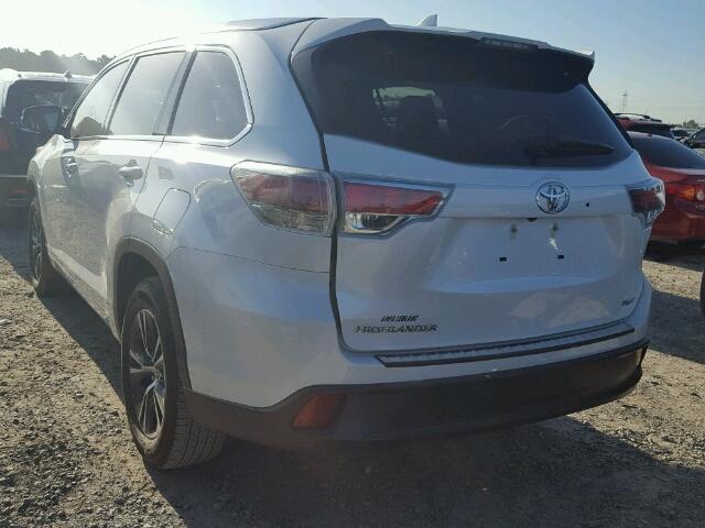 5TDKKRFH3GS174060 - 2016 TOYOTA HIGHLANDER თეთრი ფოტო 3