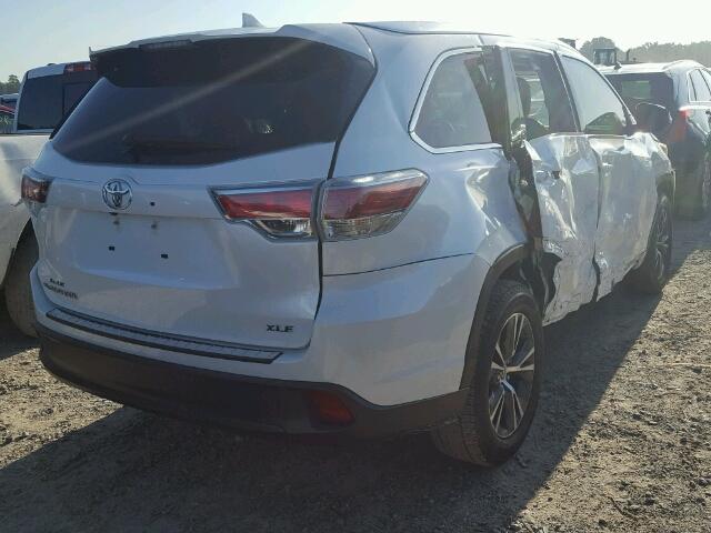 5TDKKRFH3GS174060 - 2016 TOYOTA HIGHLANDER თეთრი ფოტო 4