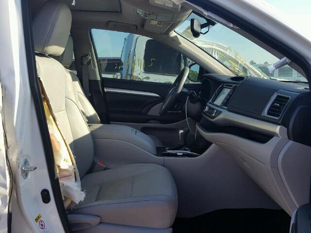 5TDKKRFH3GS174060 - 2016 TOYOTA HIGHLANDER თეთრი ფოტო 5