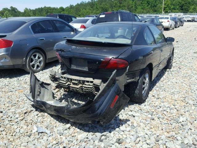 1G2JB124617362061 - 2001 PONTIAC SUNFIRE SE BLACK photo 4