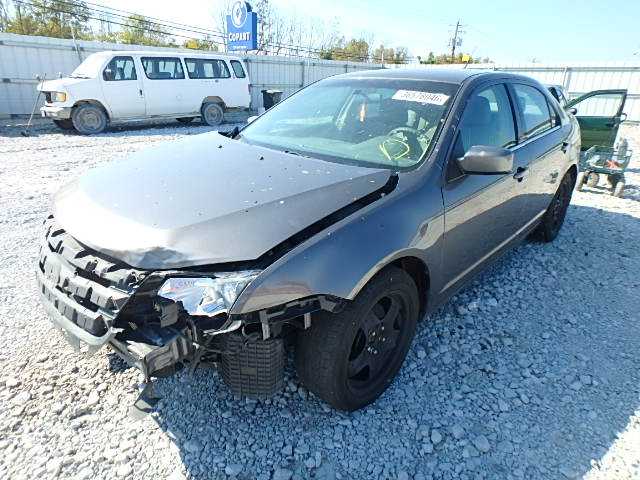 3FAHP0HA1BR222258 - 2011 FORD FUSION SE GRAY photo 2