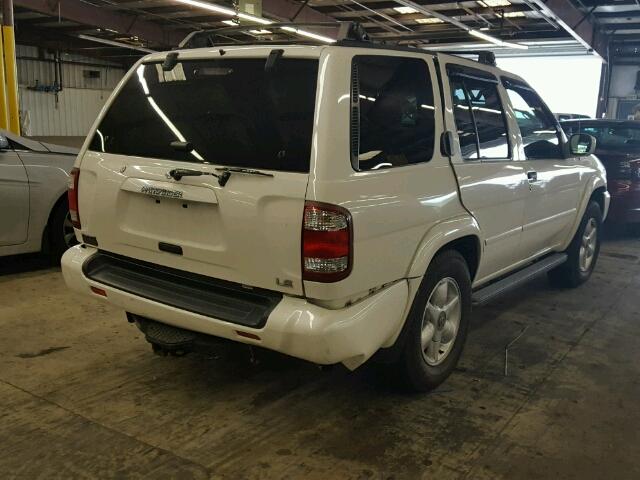 JN8AR07Y4XW363855 - 1999 NISSAN PATHFINDER WHITE photo 4