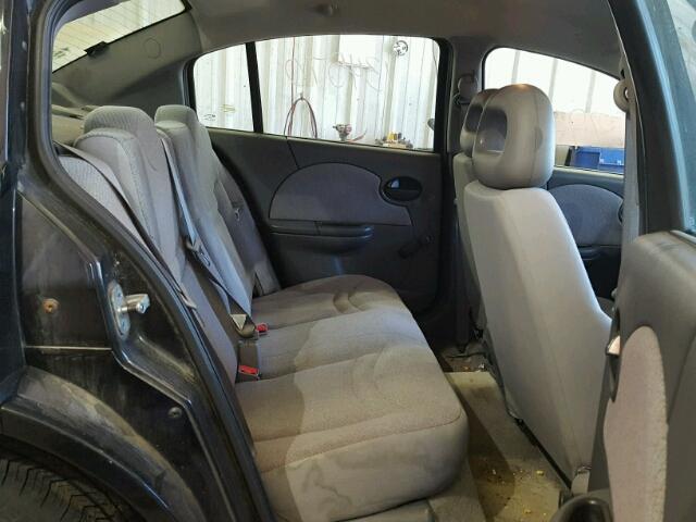 1G8AG52F23Z108192 - 2003 SATURN ION LEVEL BLACK photo 6