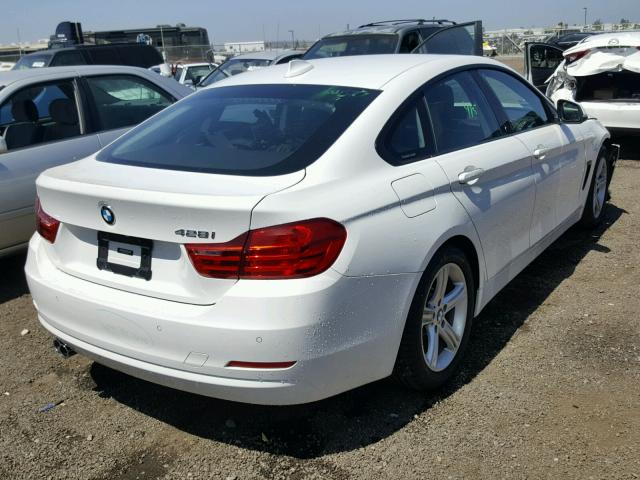 WBA4A9C56FD416966 - 2015 BMW 428 I WHITE photo 4