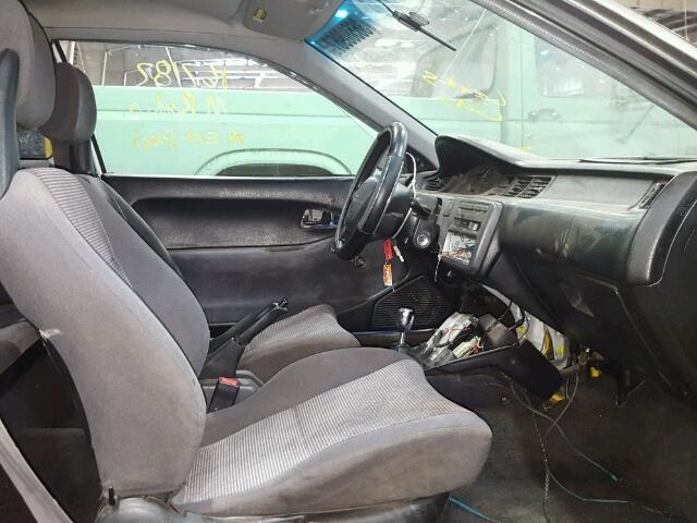 2HGEH2347NH543231 - 1992 HONDA CIVIC CX GRAY photo 5