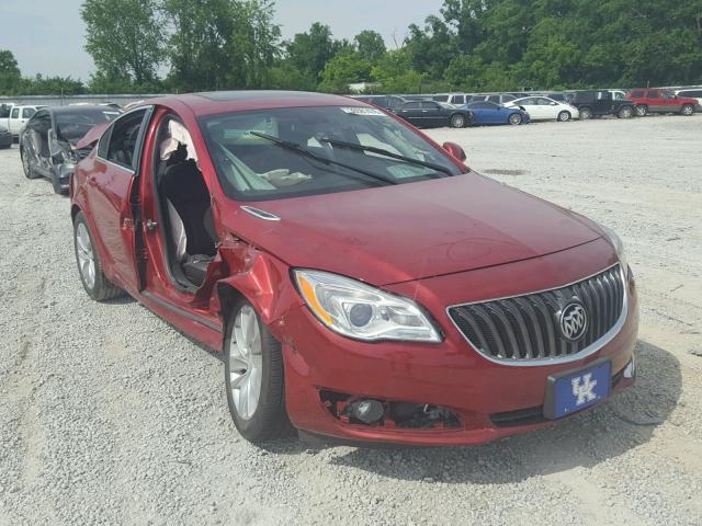 2G4GK5EX3F9145376 - 2015 BUICK REGAL RED photo 1