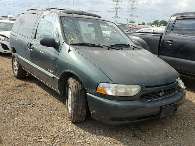 4N2XN11T8YD803901 - 2000 NISSAN QUEST SE GREEN photo 1